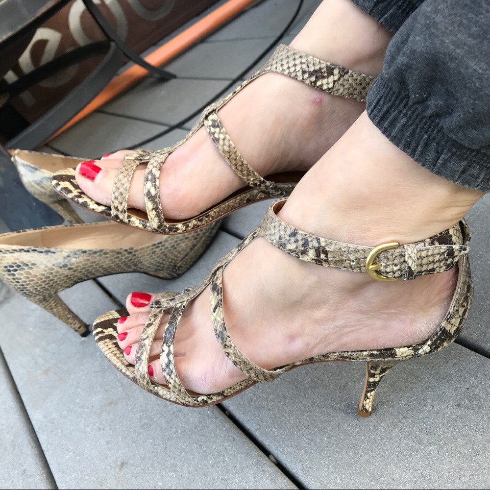 SOLD Coach Python Sandals 8.5 - Picture 7 of 8